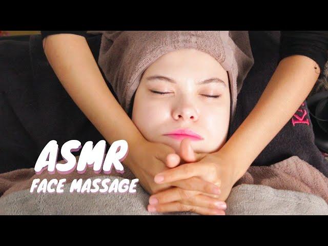 ASMR Facial Massage For Sleeping ( 99.99 % Relaxing)