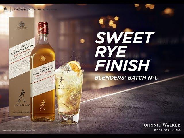 Johnnie Walker Blenders' Batch Red Rye Finish, купажированный шотландский виски.