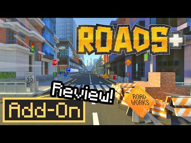 ROADS + ADDON is The Best Builders Addon for Minecraft Bedrock Edition - In-depth review!