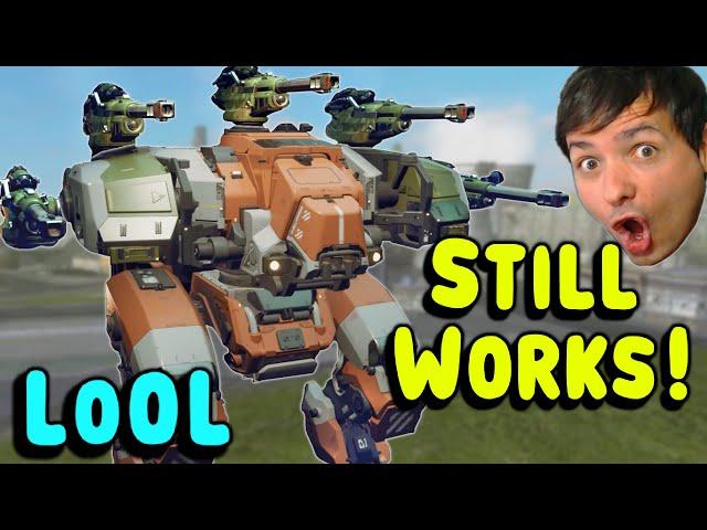 LOL! It Still Works! 5x RAILGUN Fury War Robots Frontiers Gameplay WRF