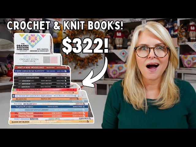 Reviewing $322 Worth of CROCHET & KNIT BOOKS [So You Don't Have To]