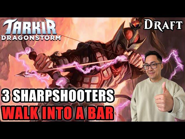 Turn 2 Sharpshooter = Good Game | Tarkir: Dragonstorm Draft | MTG Arena
