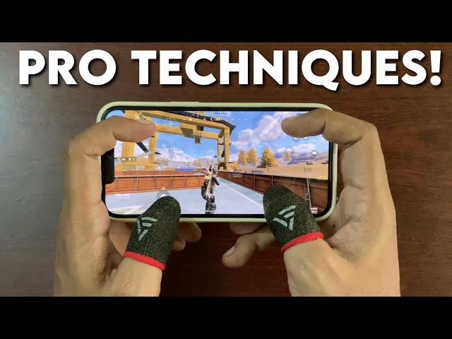 4 Movement Technique's that you need to use in CODM | HANDCAM iPhone 14( 4 Finger + Gyro)