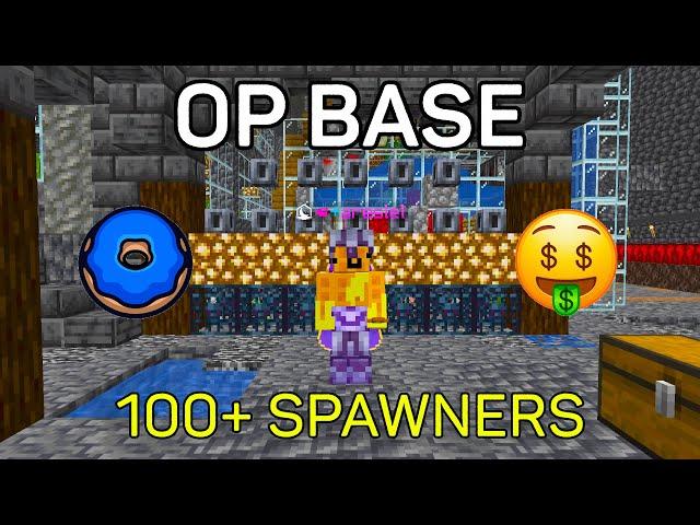 Biggest base raid on Donut Smp (126 spawners)| Base raid 5