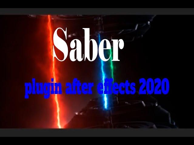 #after effects  How to install saber plugin after effects 2020