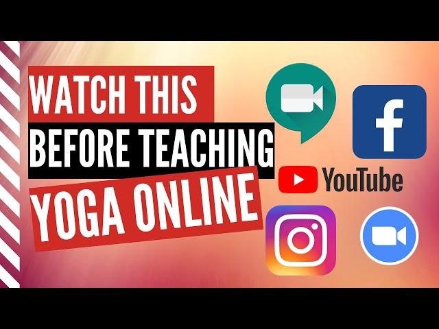 Tips to Teach Yoga Online