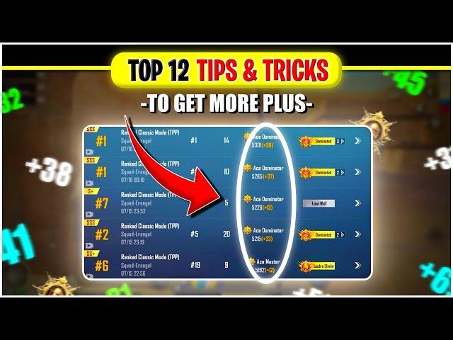  Top 12 Tips To Get More Plus in BGMI  & PUBG Mobile | How to Get More Plus Points in BGMI?