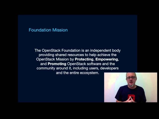 Overview of OpenStack and the OpenStack Foundation