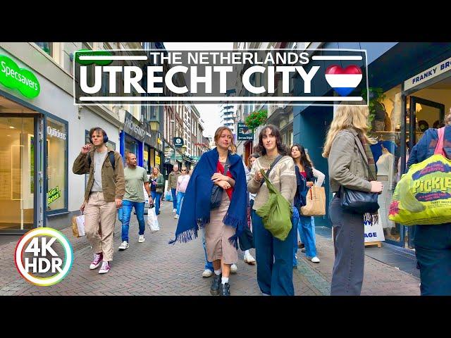  Utrecht, The Most Interesting Dutch City - September 2024 4K-HDR 60fps Walk