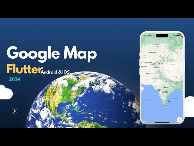 Flutter Google Maps || How to Integrate Google Maps in Flutter (android & ios)