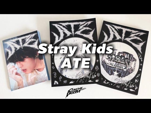  распаковка альбомов Stray Kids - ‘Ate’ (chk chk, boom, + accordion ver.)pt.1  kpop album unboxing