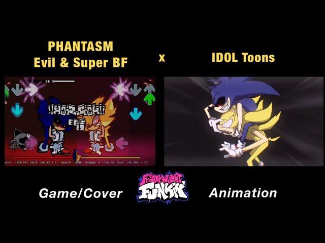 PHANTASM Sonic.EXE vs Evil / Super BF vs Fleetway Super Sonic | GAME x FNF Animation