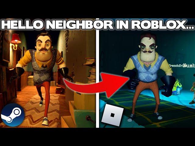 I Played Hello Neighbor In Roblox...