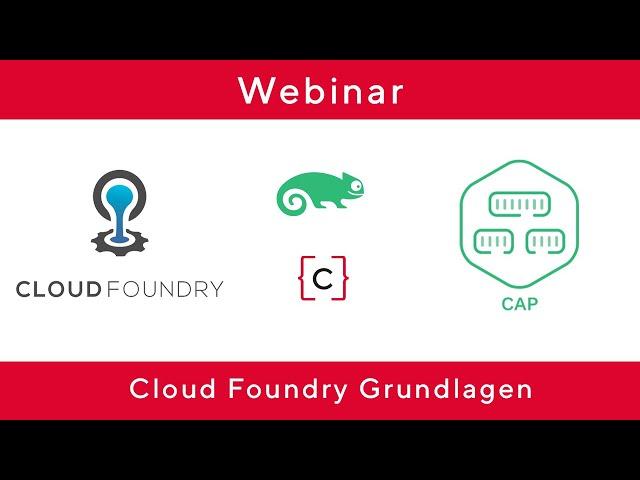 Webinar: Cloud Foundry Grundlagen