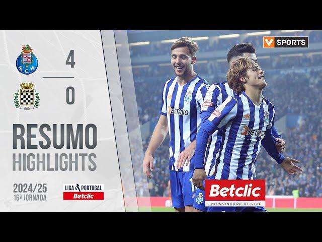 Resumo: FC Porto 4-0 Boavista (Liga 24/25 #16)