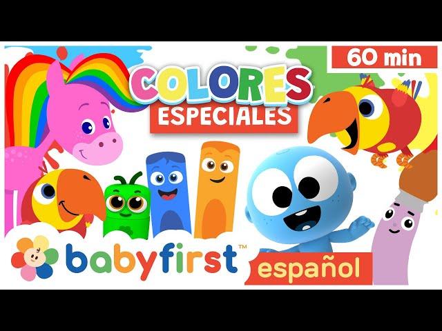 Colores Especiales! | Colección de Colores | 1 Hora | Pandilla de Colores y Larry | BabyFirst TV