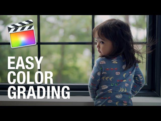 CINEMATIC COLOR GRADING in Final Cut Pro X | mFilmLook Plugin | MotionVFX