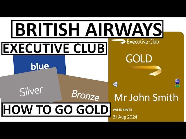 British Airways Executive Club Guide | How to Get Gold Status with BA