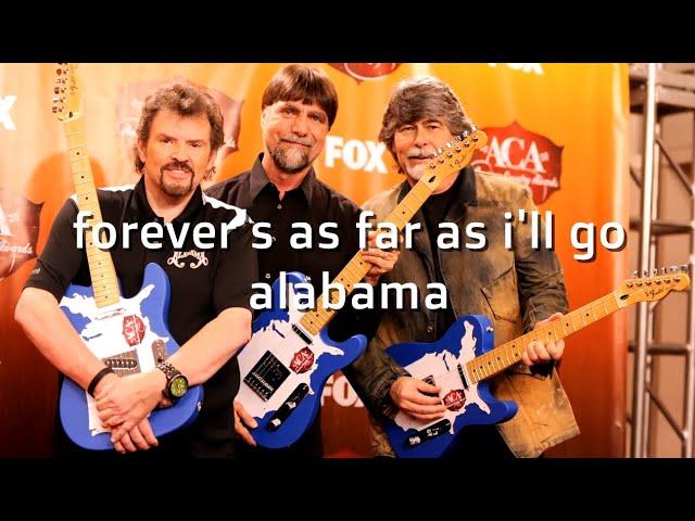 Forever's as far as i'll go Alabama #KaraokeCentral