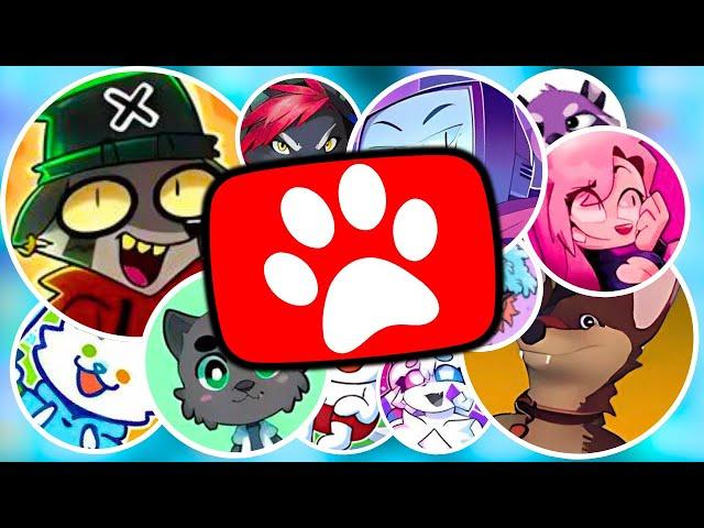 TOP 50 Most Subscribed Furry YouTubers from 2018 to 2024!