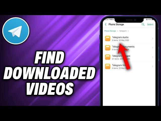 How To Find Downloaded Videos On Telegram (2024) - Quick Help