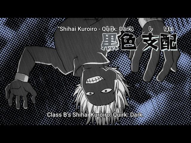 Shihai Kuroiro: Quirk: Dark