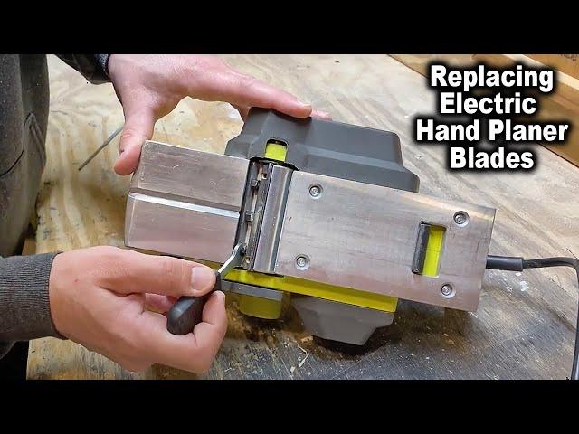 How to Change Ryobi Electric Hand Planer Blades