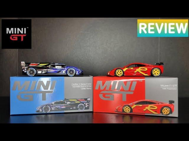 Mini GT - Cadillac V-Series R & McLaren F1 GTR Presentation - REVIEW