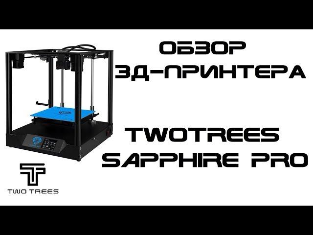 Обзор 3д-принтера TwoTrees Sapphire Pro - CoreXY на рельсах