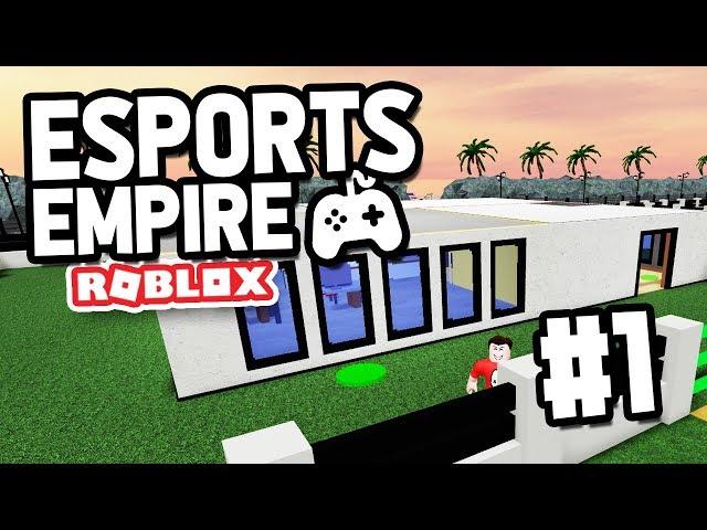 STARTING A GAMING COMPANY - Roblox Esports Empire #1