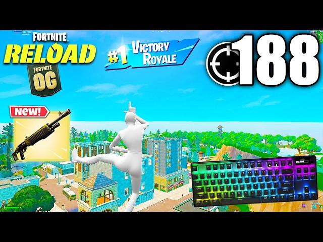 Apex Pro TKL ASMR  188 Kills Solo vs Squads  Satisfying Keyboard OG Fortnite Reload 540 FPS 4K