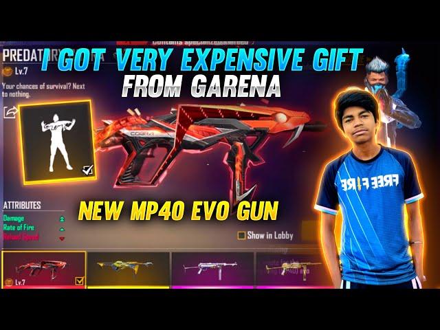 GARENA Gifted Me An Expensive Item || I Got New Evo  Mp40 Gun  || New Cobra Mp40 Gun 