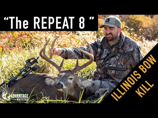 Stud Illinois Buck with Bow | "The Repeat 8" | ADVANTAGE WHITETAIL | 2021