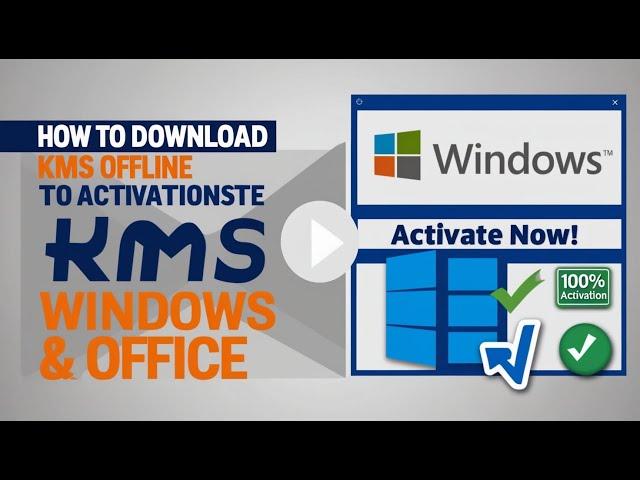 How to download kms offline to activate Windows & Office