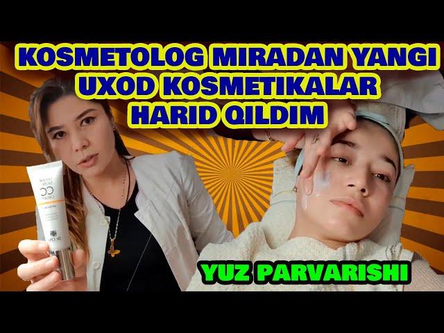 KOSMETOLOG MIRA QABULIDA YUZ PARVARISHI / YANGI KOSMETIKALAR HARID QILDIM / GIGI CREAM