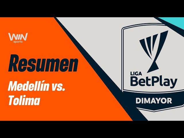 Medellín vs. Tolima (resumen y goles) | Liga BetPlay Dimayor 2024-2 | Fecha 11