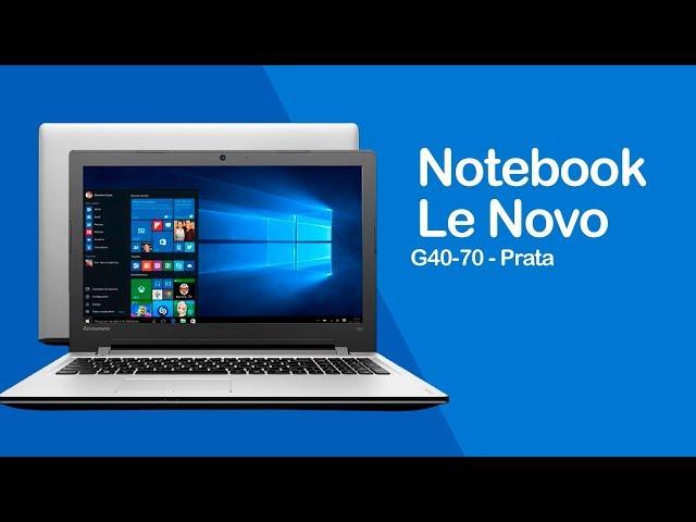 Notebook Lenovo G40-70 80GA000EBR Prata - Saldão da Informática