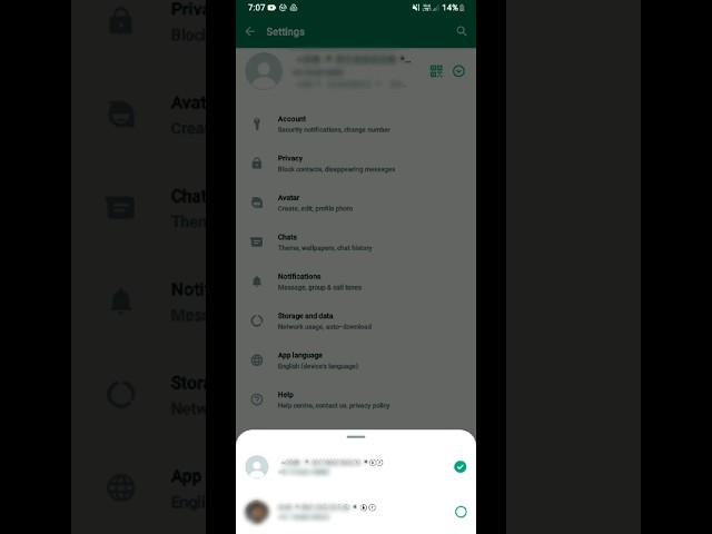 one whatsapp app mein two account kaise chalaye. #smartphone