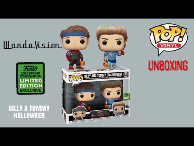 Billy And Tommy Halloween ECCC Funko Pop Vinyl Marvel Wandavision Limited Edition Exclusive 2 Pack