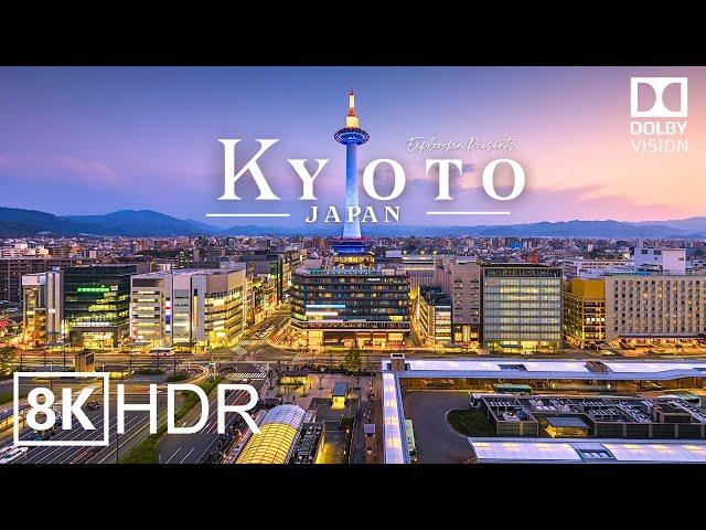 Kyoto, Japan  in 8K ULTRA HD HDR 60 FPS Dolby Vision™ Drone Video