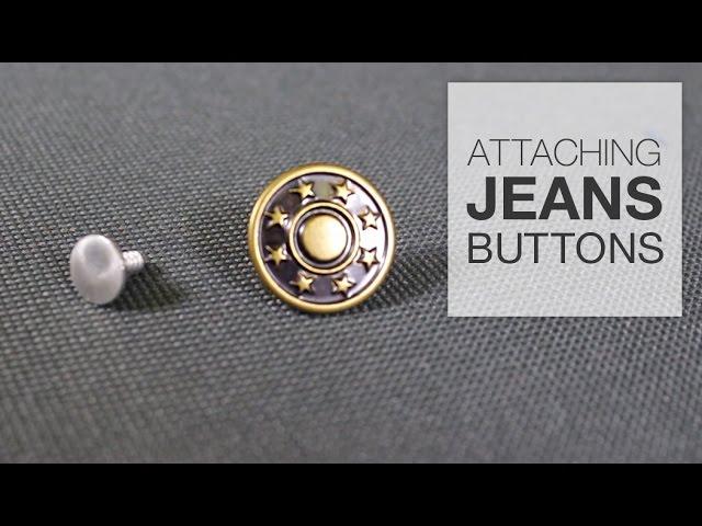 How to Attach a Jeans Button