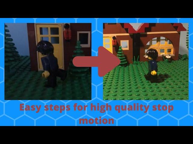 EASY Stop Motion steps to improve your animations