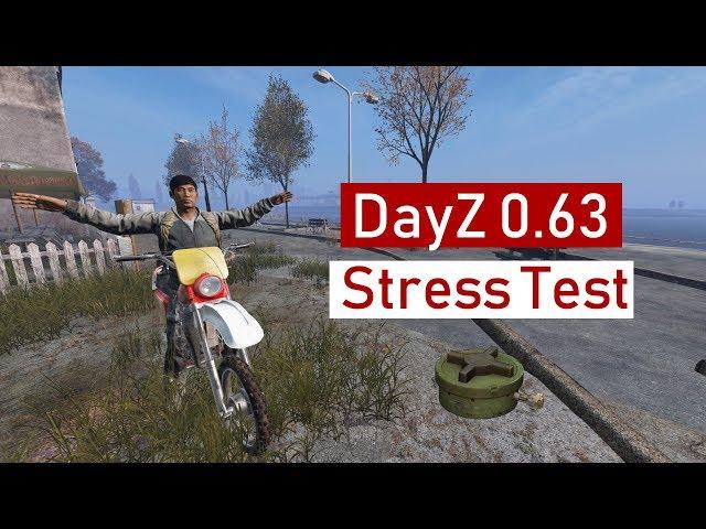 DayZ 0.63 Stress Test №2 - Как работают мины?