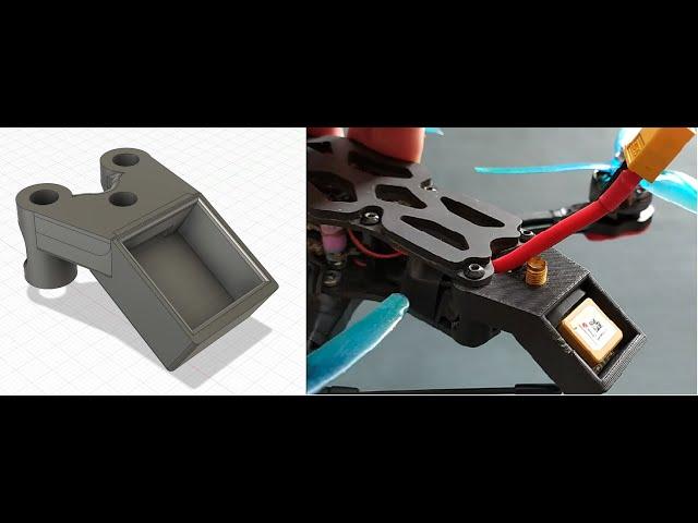 GPS Matek Systems M8Q-5883 mount to Frame  APEX FPV Freestyle frame 5 inch