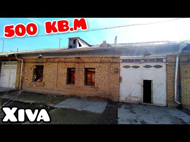 Хива Шахар Центрда 500кв.м Ховли Жой Сотилади КЕЛИШИЛГАН НАРХДА.