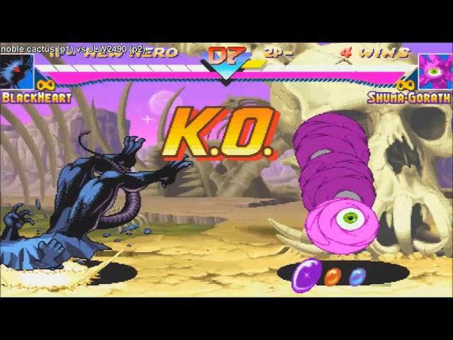 [HD] - Fightcade - Marvel Super Heroes - Noble Cactus(USA) Vs JLW2490(USA)