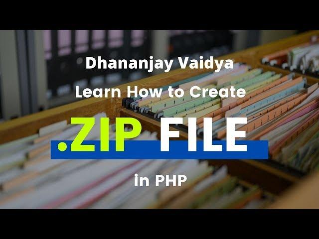 Creating ZIP file in PHP - How to Compress Files in PHP