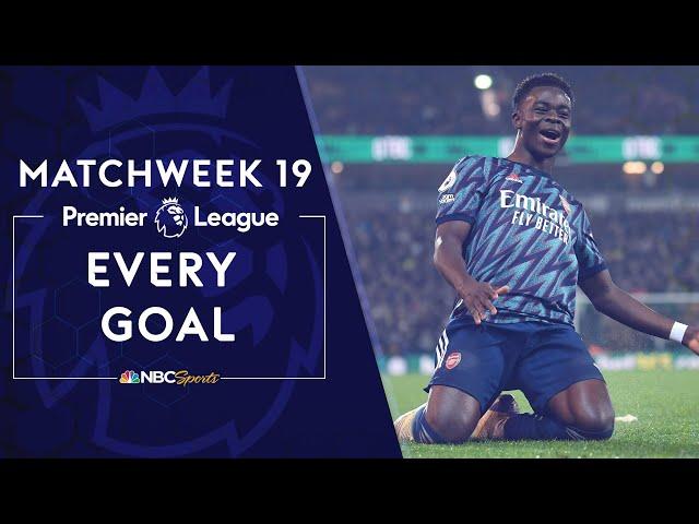 Every Premier League goal from Matchweek 19 (2021-22) | Premier League | NBC Sports