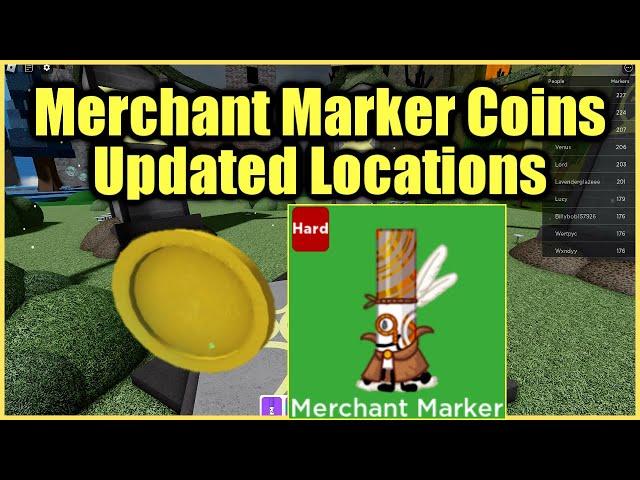 Merchant Marker Coins Updated Locations | Find the Markers - Roblox