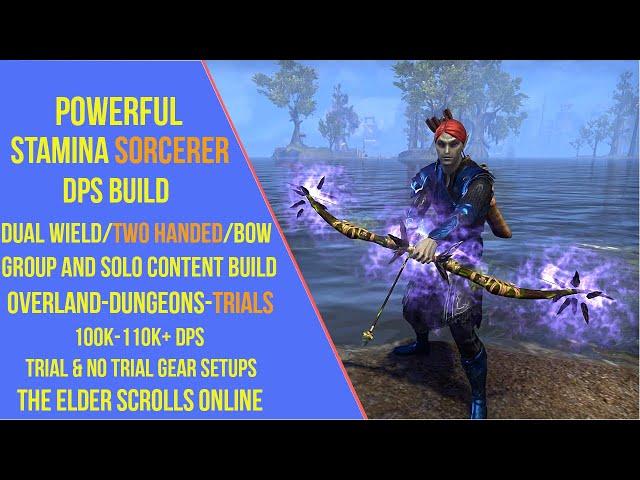 Powerful Stamina Sorcerer DPS Build for ESO Gold Road - Stamsorc DPS Build